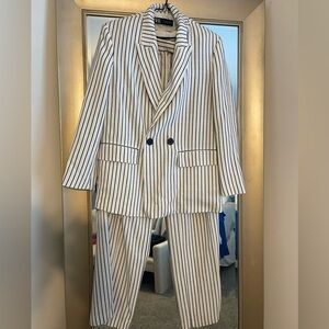 Zara pinstripe suit - NWOT